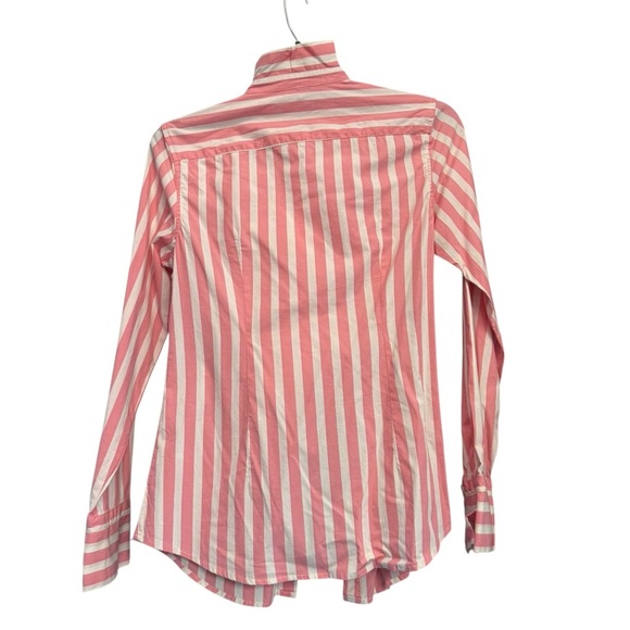 Banana Republic Pink and White Striped Shirt - Picture 7 of 8